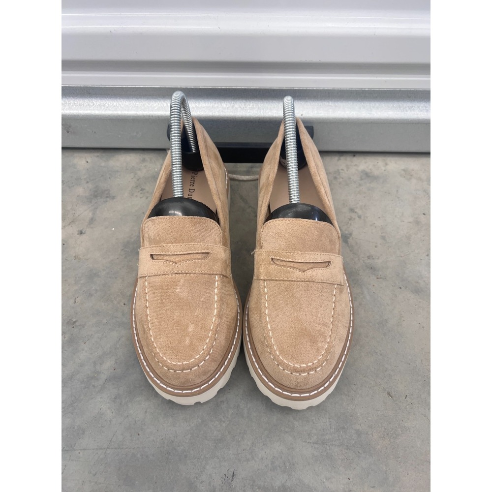 Pierre Dumas Mora-1 Penny Loafer Women's 7 M Beige Slip On Casual Shoes Outdoor - Picture 6 of 8